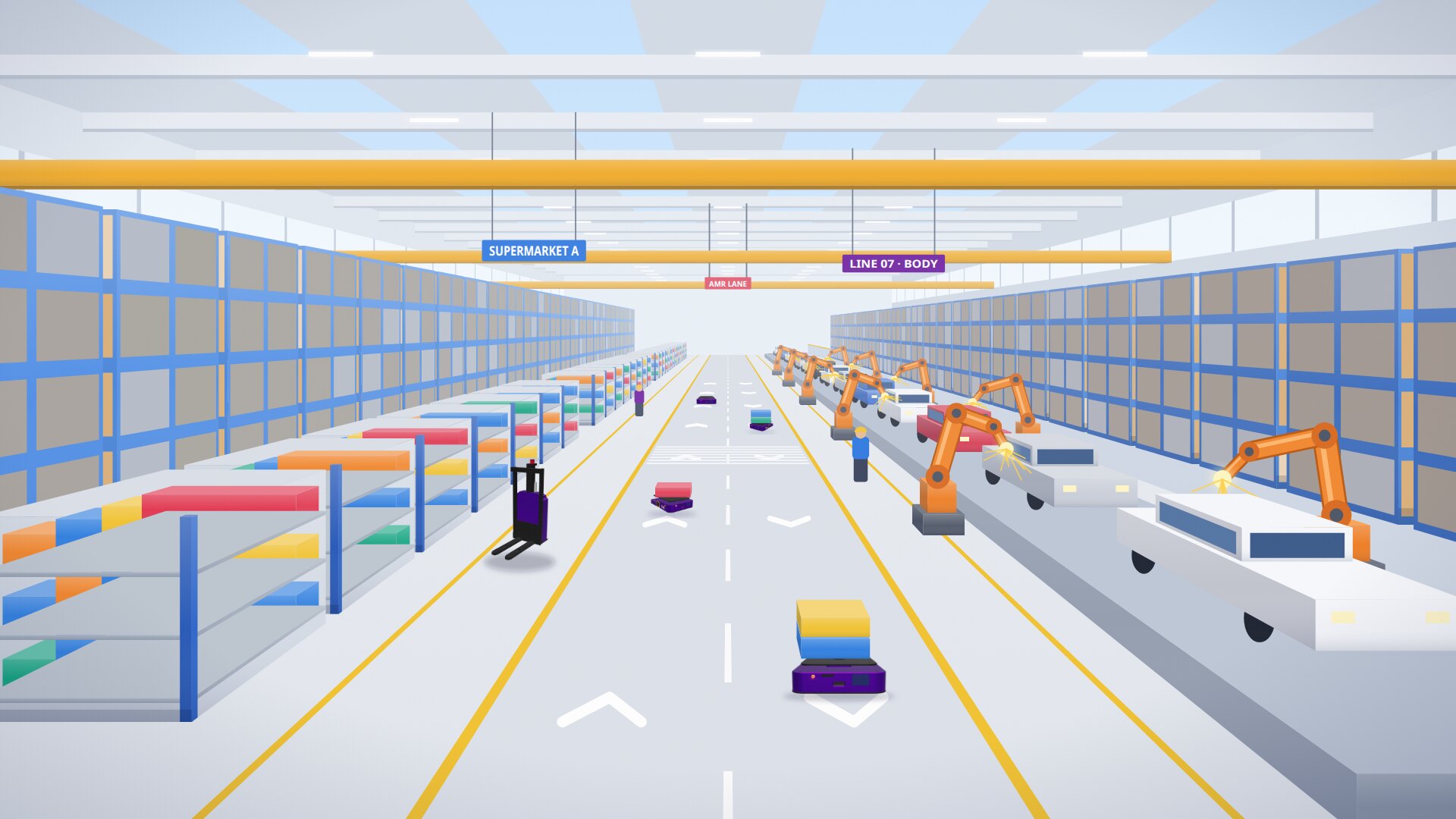 Case Study: Automotive Parts Facility Cuts Line-Feed Time by 44% with Mixed AGV/AMR Deployment